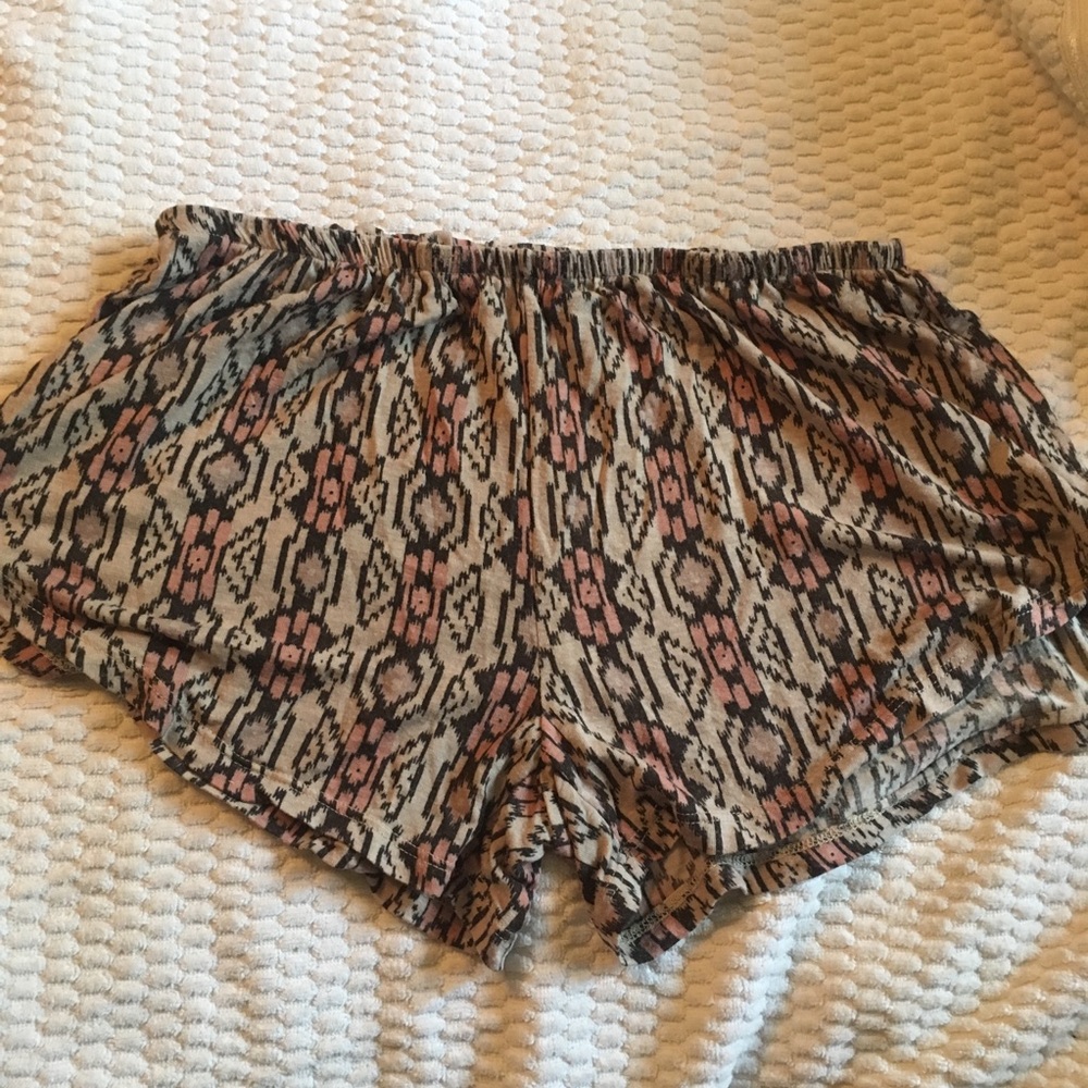 Brandy Melville Ikat Super Soft Shorts